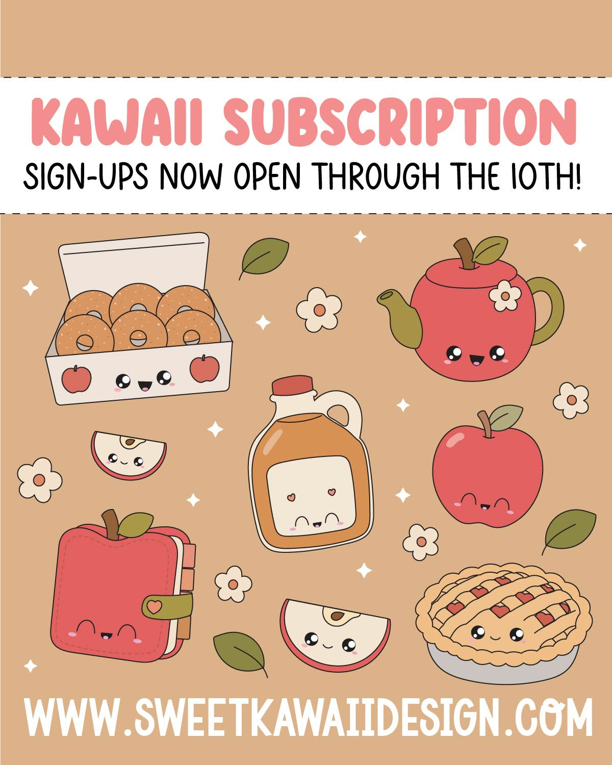 *PRESALE* Sweet Kawaii Designs - Orchard Days | July 2026 Kawaii Kit Subscription