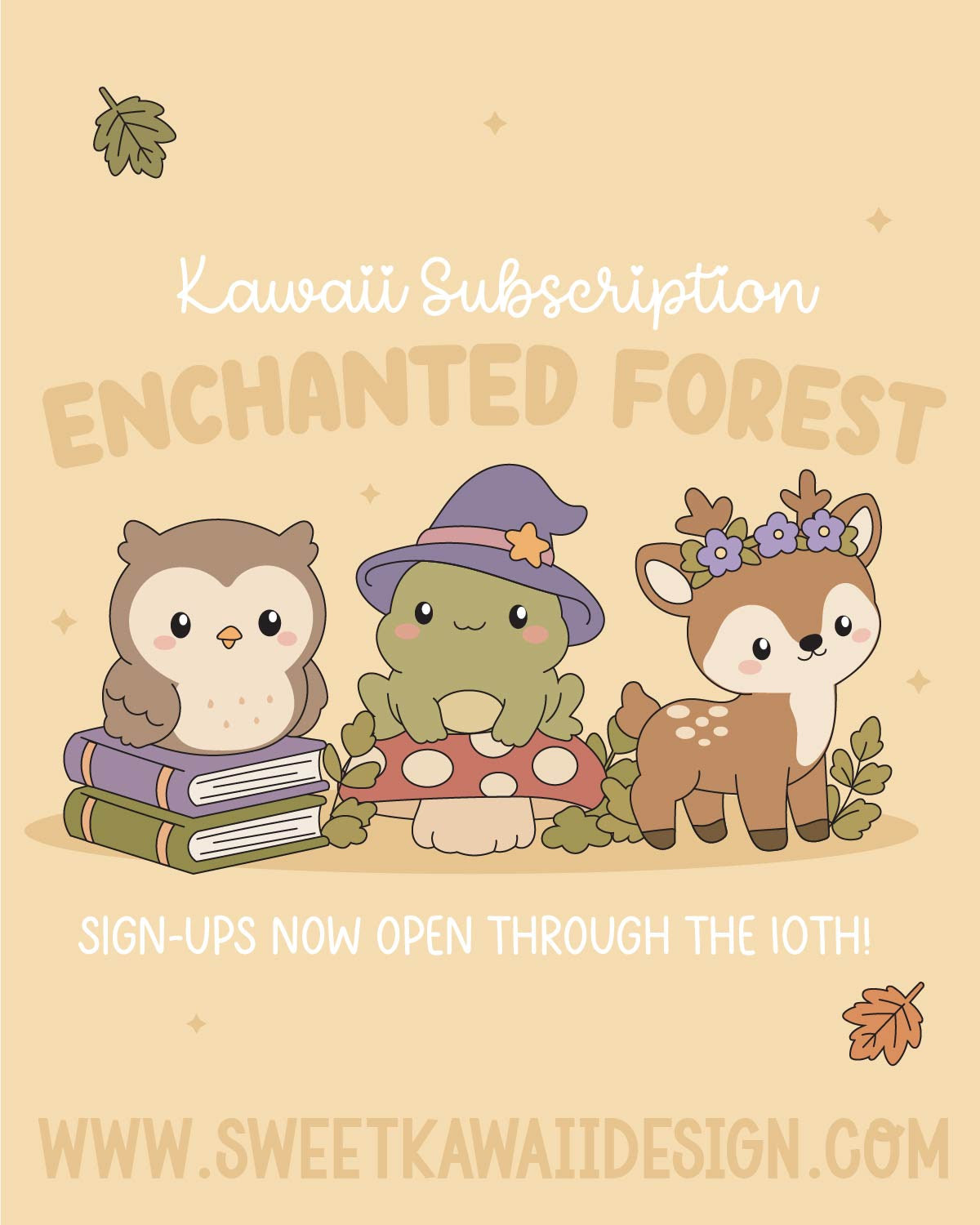 *PRESALE* Sweet Kawaii Designs - Enchanted Forest | September 2026 Kawaii Kit Subscription
