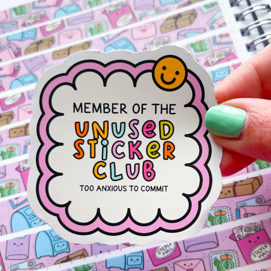 Unused Sticker Club | Vinyl Sticker