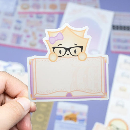 Library Book Wonton | Vinyl Sticker