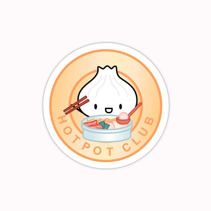 Hotpot Club - Soupy Badge | Vinyl Sticker