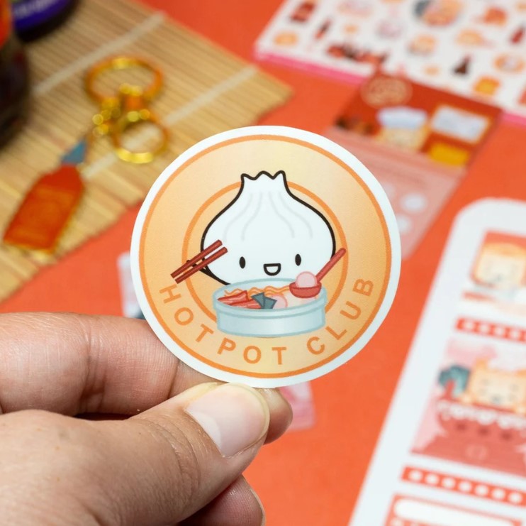 Hotpot Club - Soupy Badge | Vinyl Sticker