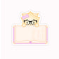 Library Book Wonton | Vinyl Sticker