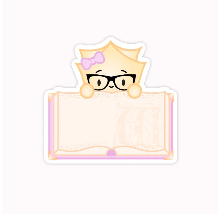 Library Book Wonton | Vinyl Sticker