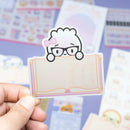 Library Book Steamie | Vinyl Sticker