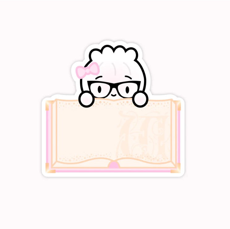 Library Book Steamie | Vinyl Sticker