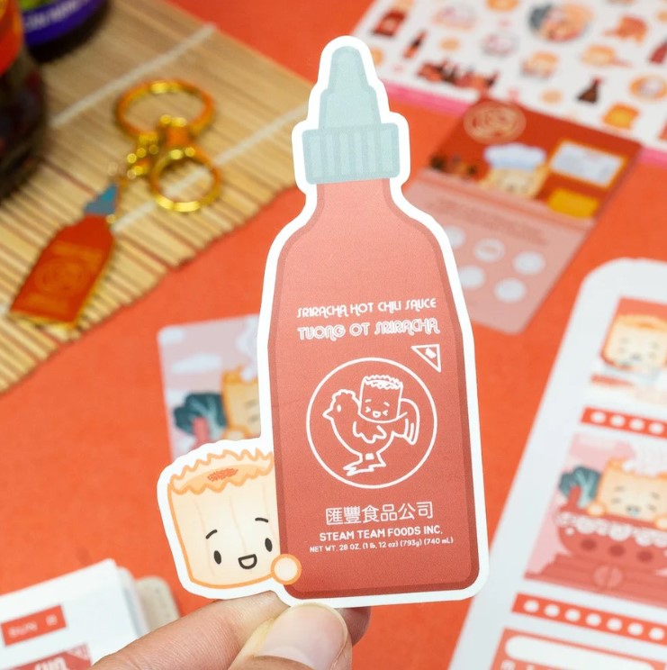 Hotpot Club - Sriracha | Vinyl Sticker