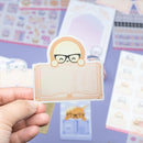 Library Book Dawn | Vinyl Sticker