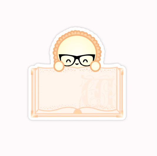 Library Book Dawn | Vinyl Sticker