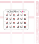 Mini - Check Box | Sticker Sheet