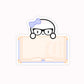 Library Book Laila | Vinyl Sticker