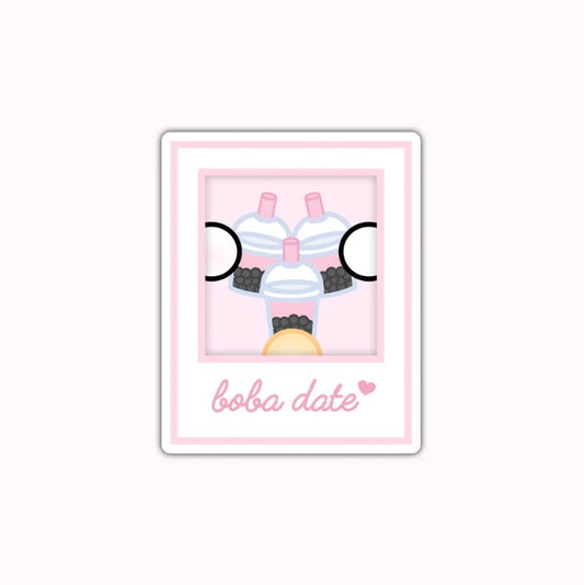 Boba Shop - Polaroid | Vinyl Sticker