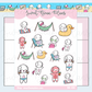 Vacay Mode Beans | Sticker Sheet