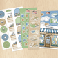 Cozy Bookworm | Variety Sticker Pack