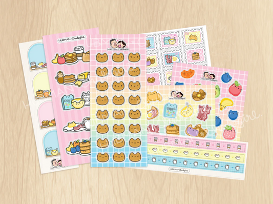 Purr-fect Breakfast | Variety Sticker Pack