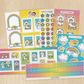 Rainbow Llamas | Variety Sticker Pack