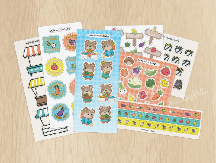 Summer Market | Variety Sticker Pack