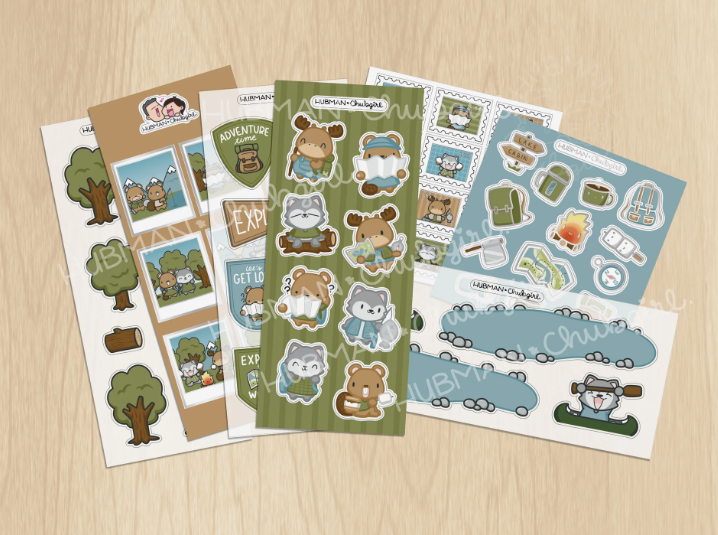 Outdoor Adventure | Variety Sticker Pack