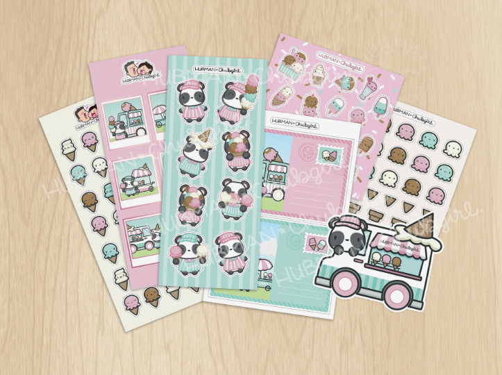 Icecream Date | Variety Sticker Pack