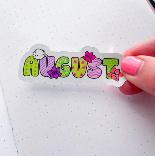 August Bean | Vinyl Sticker