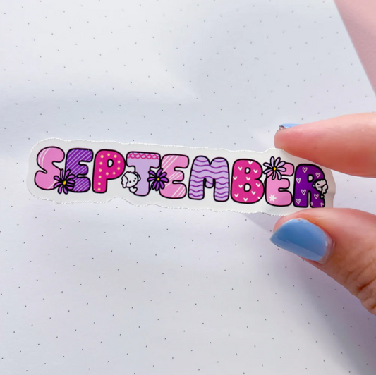 September Bean | Vinyl Sticker