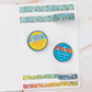 Rainbow Llamas | Washi (set of 2)