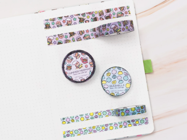 Summer Mermaids | Washi (set of 2)