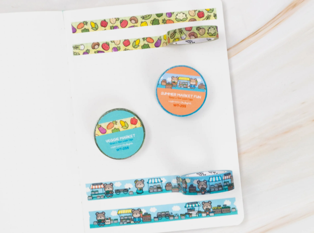 Summer Market | Washi (set of 2)