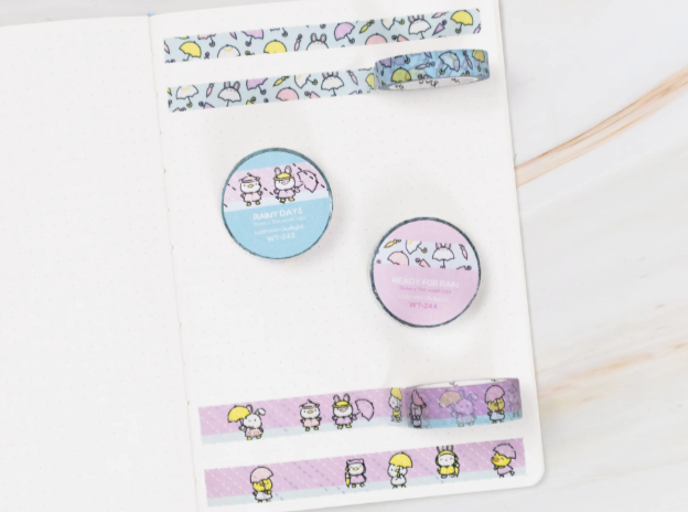 Rainy Days | Washi (set of 2)