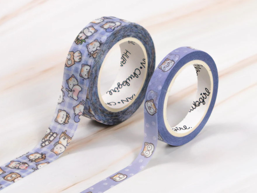 Crazy Cats | Washi (Set of 2)