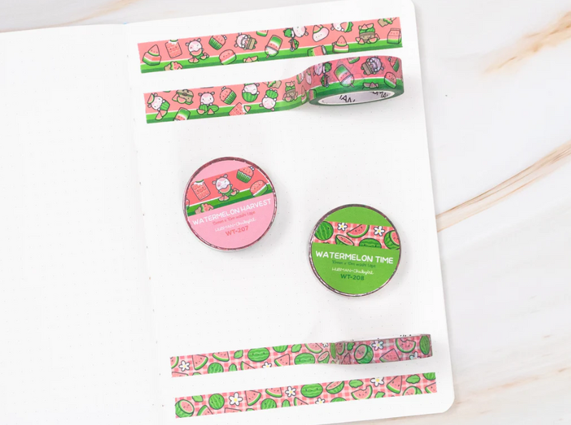 Watermelon Harvest | Washi (Set of 2)