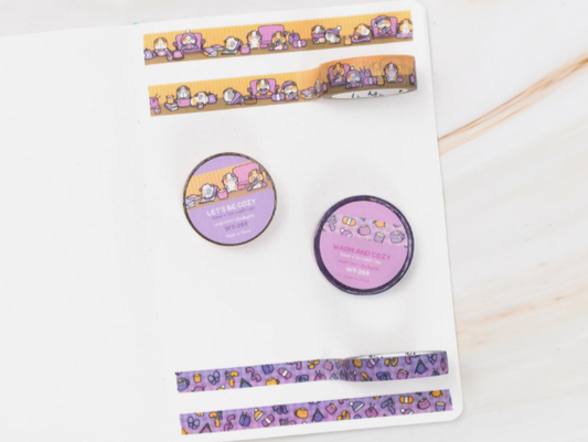 Staying Cozy | Washi (set of 2)