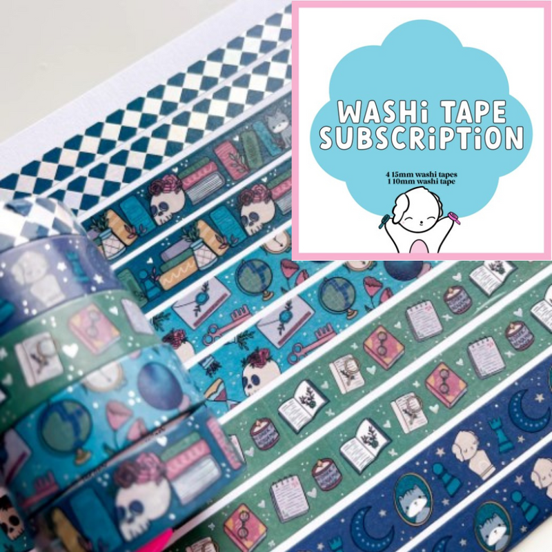 *PREORDER* Sweet Bean Plans | October WASHI Subscription