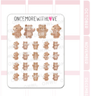 Watercolour Bears | Sticker Sheet