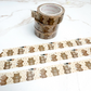 Watercolour Teddy + Matte Coffee | Washi
