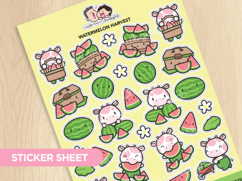 Watermelon Harvest | Big Sticker Sheet