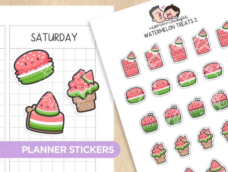 Watermelon Treats 2 | Sticker Sheet