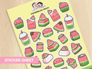 Watermelon Treats | Big Sticker Sheet
