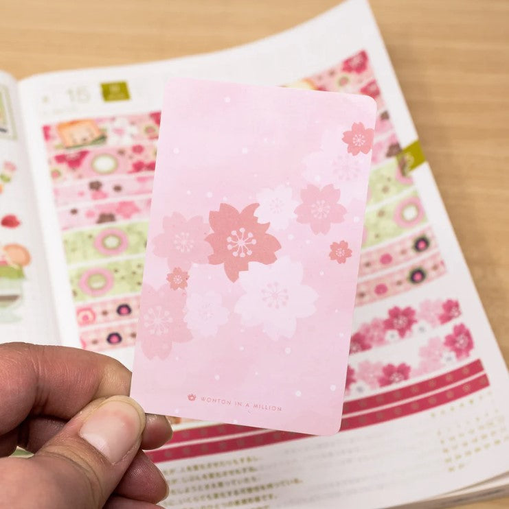 Matcha Sakura | Washi Card