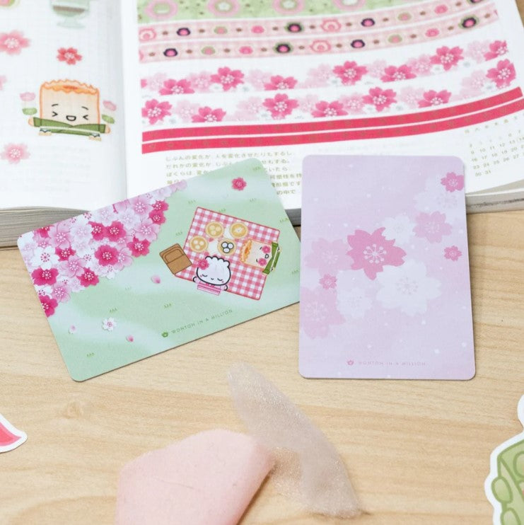Matcha Sakura | Washi Card