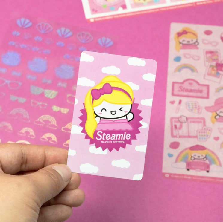 Steamie Girl | Washi Card