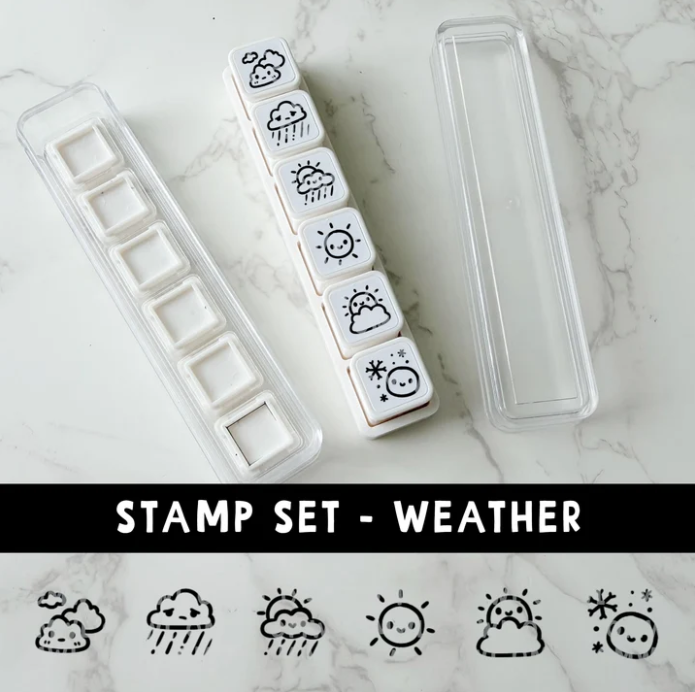 *PREORDER 6-IN-1 Punch Stamp - Weather
