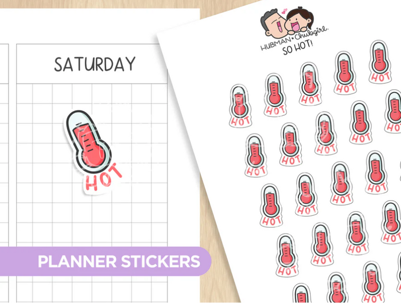 Weather Tracker Planner Sticker Set