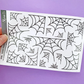 Clear Spider Web | Large Sticker Sheet