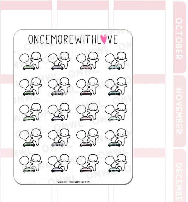 Weigh In Weight Tracker | Sticker Sheet