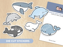 Whales, Ahoy! | Die Cut Stickers