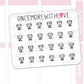 Mini Icons - Wine Glass | Sticker Sheet