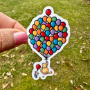 Pooh n Piglets Balloons | Vinyl Sticker