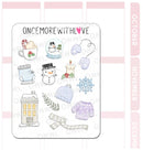 Winter Large Deco | Sticker Sheet