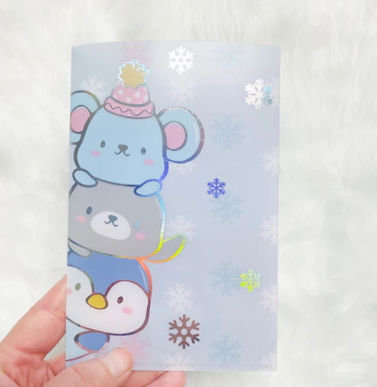 Cozy Winter Animals | Sticker Folder